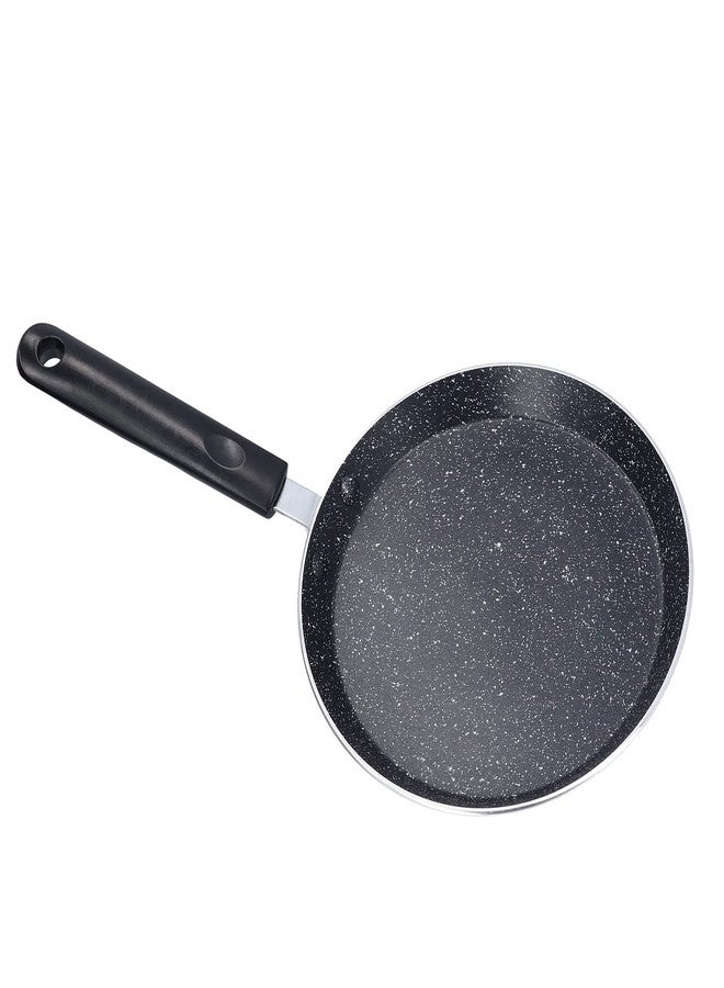 Masyrt 6 Inch Flat Bottom Frying Pan Pancake Pan Medical Stone NonStick Frying Pan for Kitchen Induction Cooker (Black) - Image 3